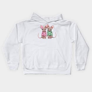 Two cute kittens Kids Hoodie